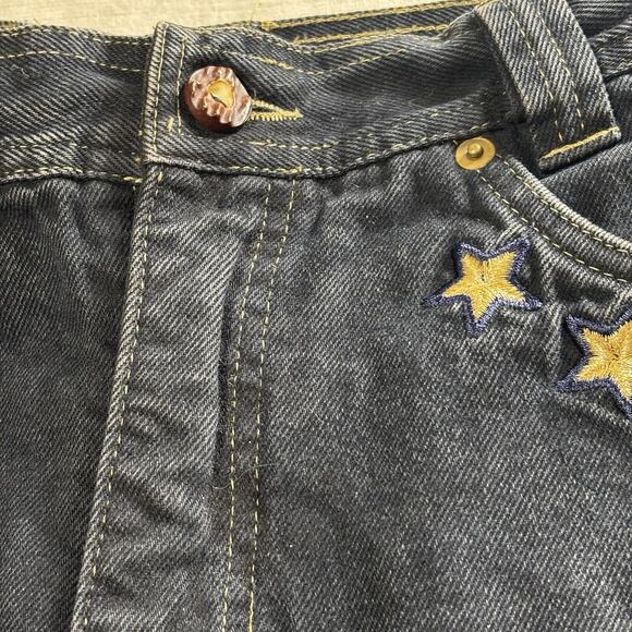 Vintage ESCADA by Margaretha Ley High Rise Jeans 80s Anchor Stars Nautical Sz 34 - Picture 5 of 15